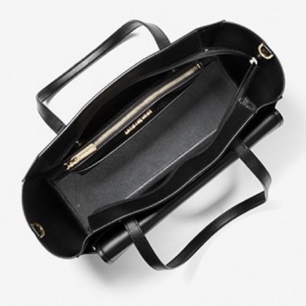 Michael Kors Black Women's 3 in 1 Maisie Tote and Clutch Crossbody Set - Picture 4 of 10